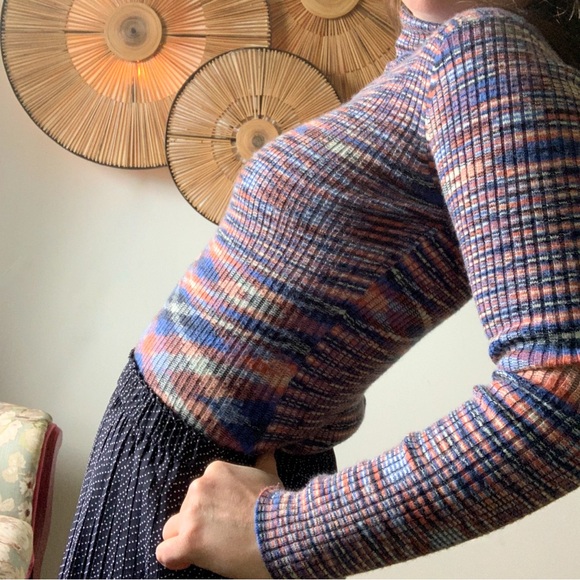 psychedelic rib-knit turtleneck - Picture 6 of 9